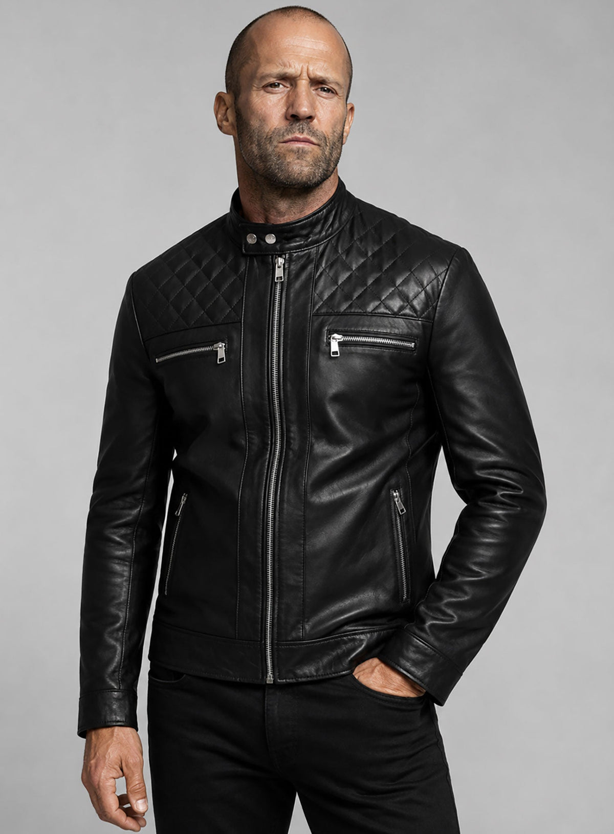 Jason Statham Expend4bles Leather Jacket view 6