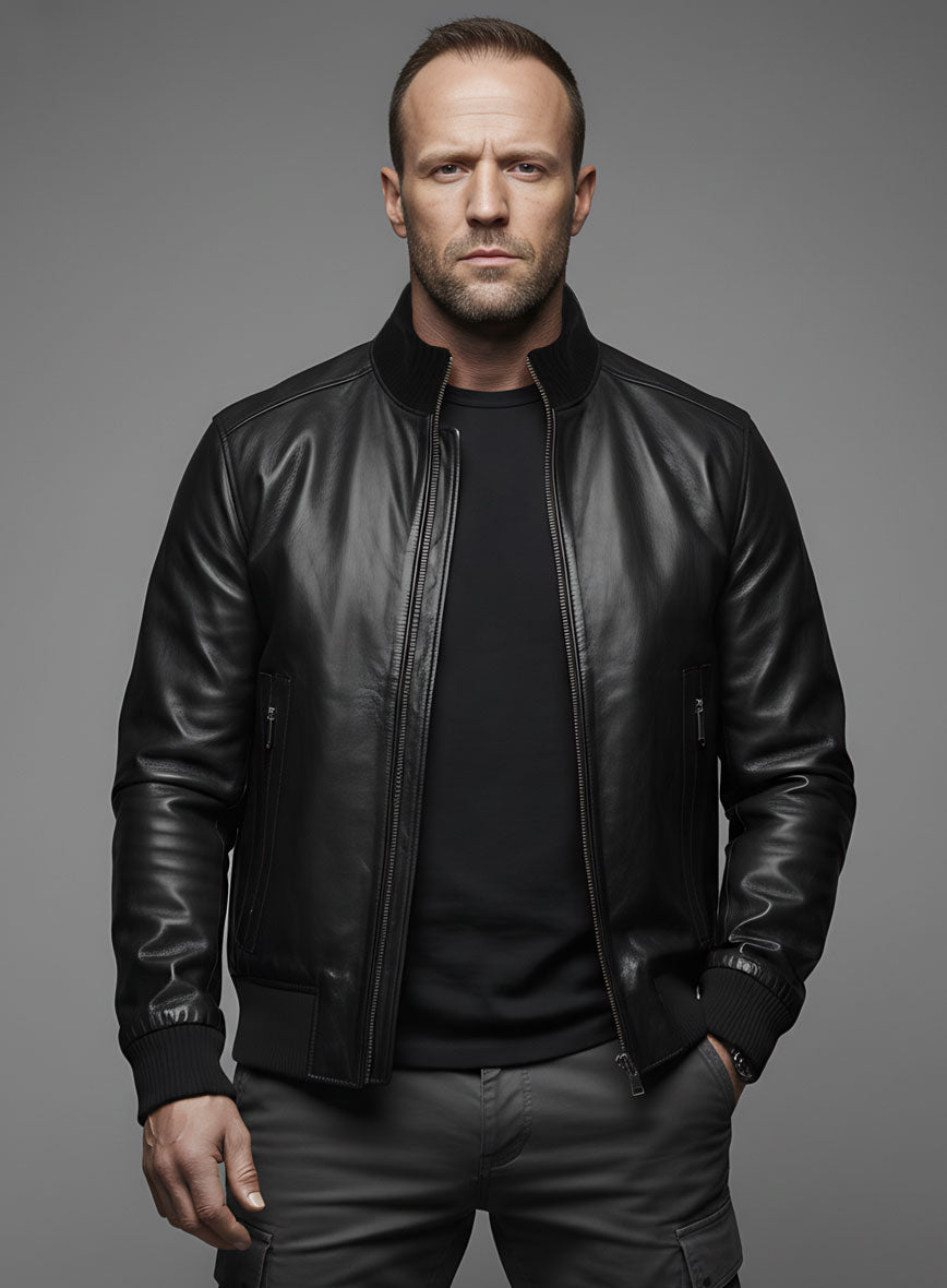 Jason Statham Hobbs & Shaw Leather Jacket view 2