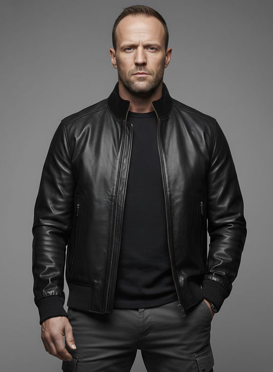 Jason Statham Hobbs & Shaw Leather Jacket view 2