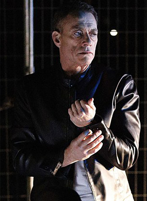 Jean-Claude Van Damme Black Leather Jacket – leather colour swatch