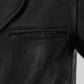 Jean-Claude Van Damme Until Death Black Leather Blazer – close-up and worn views