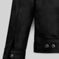 Jeff Goldblum Dominion Premiere Black Leather Jacket – full product view