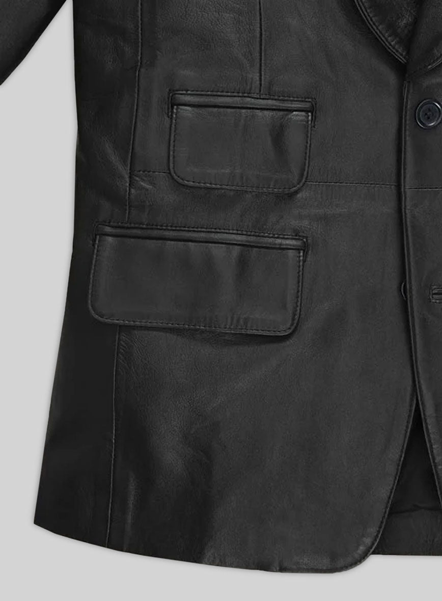 Jeff Goldblum Lost World Jurassic Park Leather Blazer view 4
