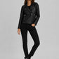 Jena Malone Black Leather Jacket – full product view