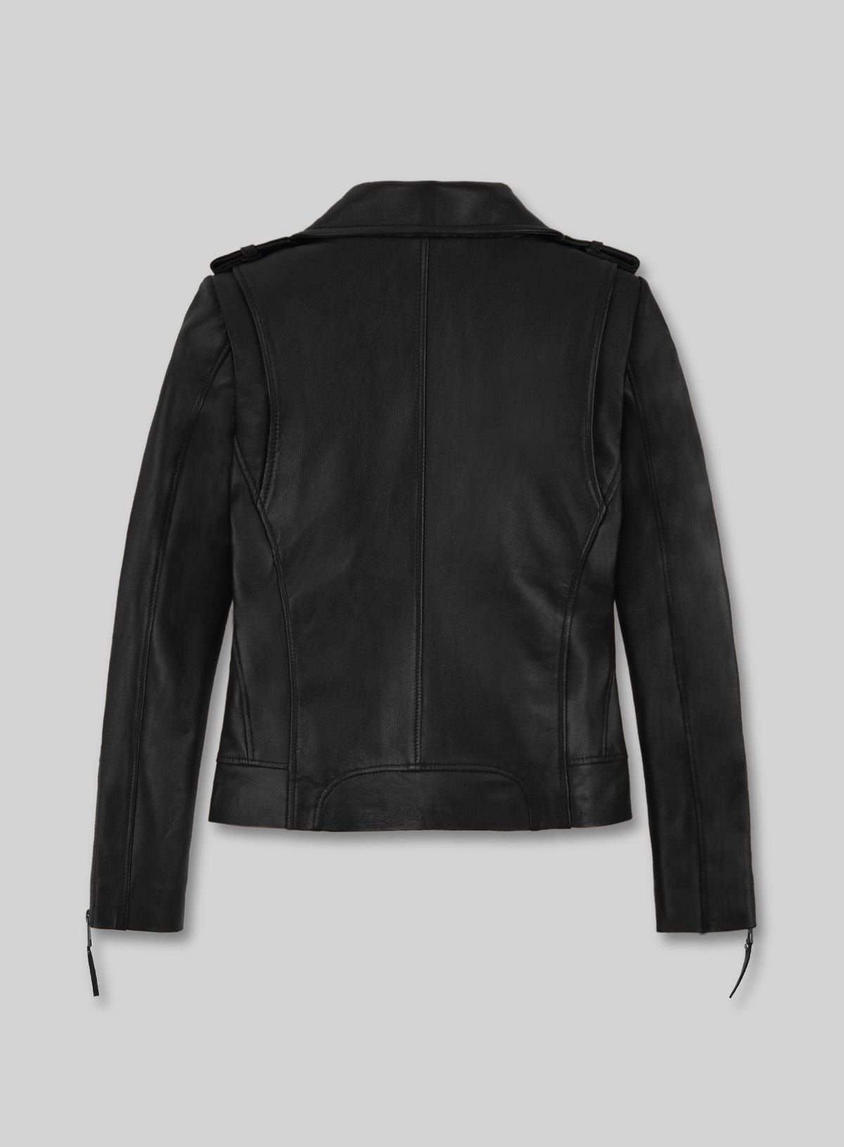 Jennifer Aniston Black Leather Jacket – back view