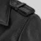 Jennifer Aniston Black Leather Jacket – close-up and worn views