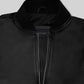 Jennifer Aniston Black Bomber Leather Jacket – close-up and worn views