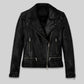 Jennifer Lawrence Red Sparrow Leather Jacket – front view