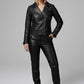 Jennifer Lawrence Red Sparrow Leather Jacket – close-up and worn views