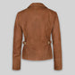 Jennifer Lopez Gigli Black Leather Jacket – back view