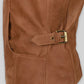 Jennifer Lopez Gigli Black Leather Jacket – close-up and worn views