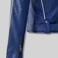 Jennifer Morrison Once Upon a Time White Leather Jacket – close-up and worn views