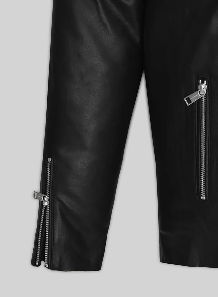 Jensen Huang Leather Jacket view 3