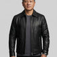 Jensen Huang Leather Jacket view 4