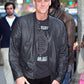 Jim Carrey Black Biker Leather Jacket – Jim Carrey celebrity photo
