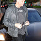 Jim Carrey Black Biker Leather Jacket – Jim Carrey wearing the look, photo 3
