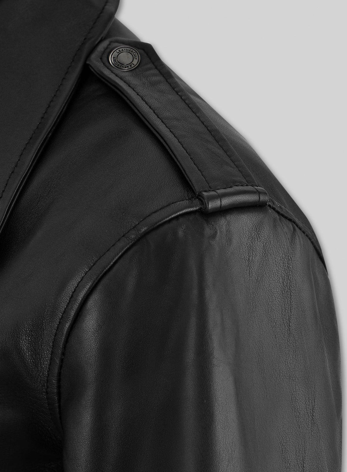 Jim Carrey Toronto International Film Festival Black Leather Jacket – close-up and worn views