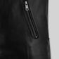 Jim Carrey Toronto International Film Festival Black Leather Jacket – close-up and worn views