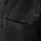 Jim Morrison Classic Black Leather Shirt – leather colour swatch