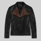Jim Morrison Leather Jacket view 1