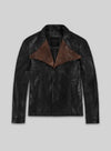 Jim Morrison Leather Jacket view 1