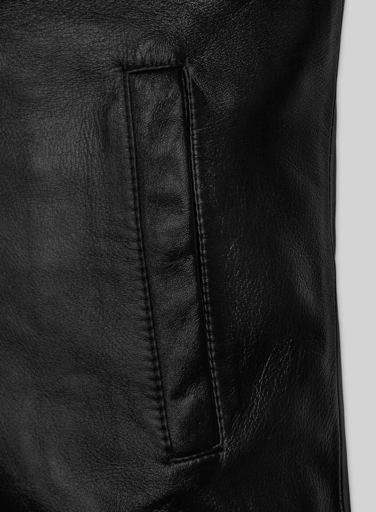 Jim Morrison Leather Jacket view 4