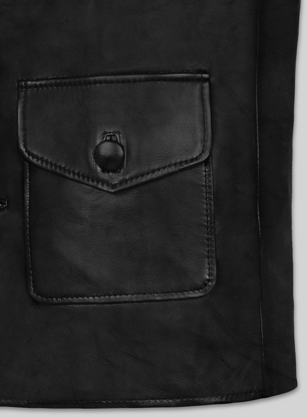 Jim Morrison Leather Jacket # 2 view 4