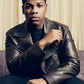 John Boyega Black Leather Jacket – close-up and worn views