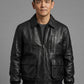 John Cho Black Casual Leather Jacket – worn look