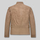 Johnny Depp Black Leather Jacket – back view