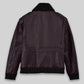 Joker Batman 1989 Purple Leather Jacket – back view