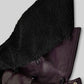 Joker Batman 1989 Purple Leather Jacket – close-up detail of leather and stitching