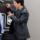 Jon Bernthal The Many Saints of Newark Black Leather Trench Coat – Jon Bernthal wearing the look, photo 2
