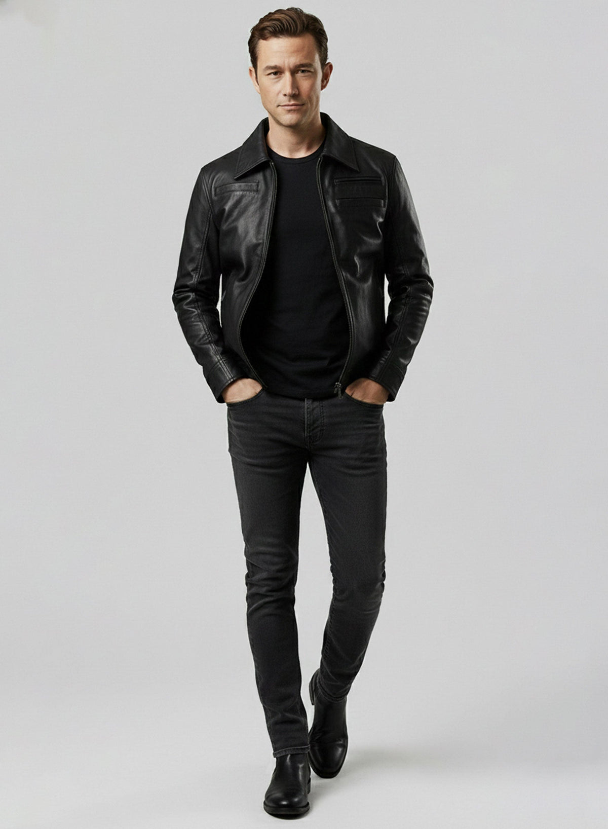 Joseph Gordon Looper Leather Jacket view 5