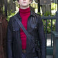 Joseph Gordon The Walk Black Leather Jacket – front view