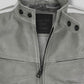 Julia Fox Black Leather Jacket – close-up and worn views