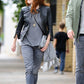 Julianne Moore Black Leather Jacket – alternate view