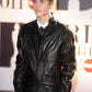 Justin Bieber The BRIT Awards Black Leather Jacket – front view