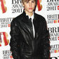 Justin Bieber The BRIT Awards Black Leather Jacket – close-up and worn views