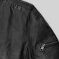 Justin Timberlake Guys Choice Awards Black Leather Jacket – close-up detail of hardware and pockets