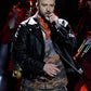 Justin Timberlake Super Bowl 2018 Black Fringe Leather Jacket – celebrity inspiration look