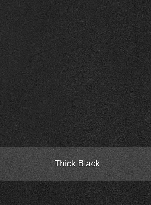 Kanye West Black Leather Jacket – leather colour swatch