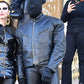 Kanye West Paris Black Leather Jacket – Kanye West celebrity photo in Paris