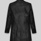 Kate Winslet Holy Smoke NewYork Premiere Red Leather Long Coat – back view