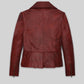 Katherine Heigl Suits Black Leather Jacket – back view
