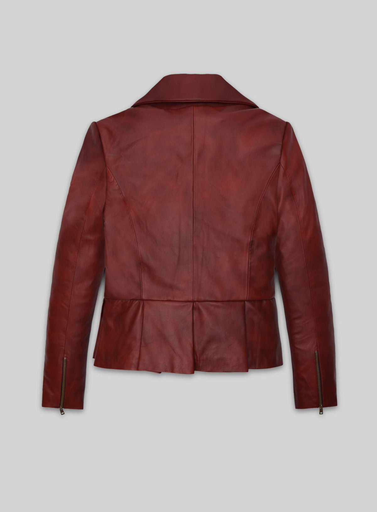 Katherine Heigl Suits Black Leather Jacket – back view