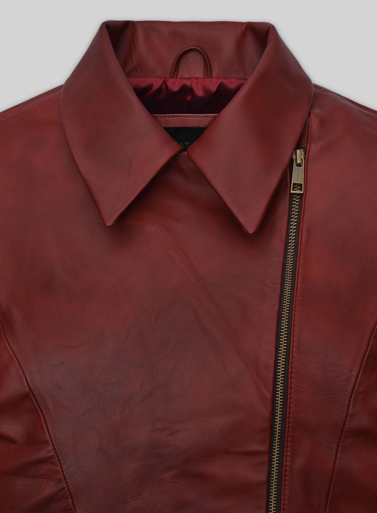 Katherine Heigl Suits Black Leather Jacket – close-up and worn views