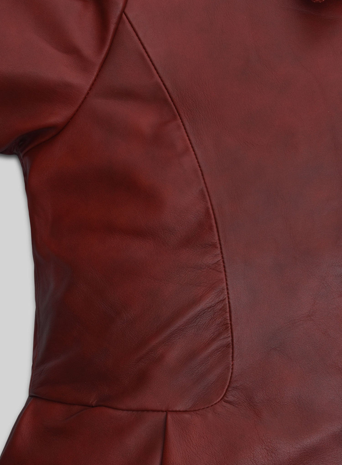 Katherine Heigl Suits Black Leather Jacket – close-up and worn views