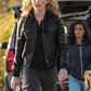 Kathryn Newton Supernatural Black Leather Jacket – front view