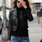 Katie Holmes NYC Black Leather Jacket – alternate view